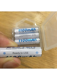 Hộp 4 pin sạc AA AAA Beston dung lượng cao, sạc lại nhiều lần - Hàng chính hãng