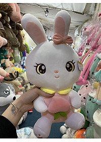 Mua Gấu bông thỏ trắng ôm đào dễ thương kích thước 40-55cm - 40cm tại TIẾN PHÁT STORE Mua Gấu Bông Thỏ Trắng Ôm Đào Dễ Thương Kích Thước 40-55Cm - 40Cm Tại Tiến Phát Store