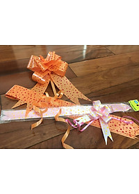  100 nơ rút size 1,8cm trang trí hộp quà lễ tiệc nhiều mẫu