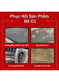   Dung Dịch Dưỡng, Phục Hồi Nhựa Nhám, Làm Đen nhựa nhám, Làm Mới Ghế Da DASHBOARD WAXING 450ml