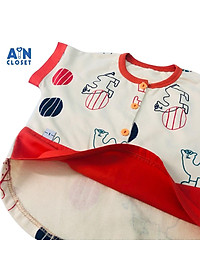 Bộ quần áo ngắn unisex họa tiết Lạc đà đỏ thun da cá - AICDBTHPAJ1E - AIN Closet