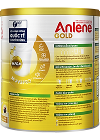 Bao bì mới - Combo 2 Sữa Bột Anlene Gold Hương Vanilla (Hộp Thiếc 800g) tặng ly inox