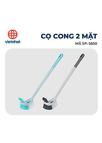 CỌ TOILET CAO CẤP, CỌ CONG 2 MẶT 5850, CHỔI CỌ BỒN CẦU NHÀ VỆ SINH VIỆT NHẬT