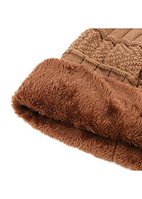 Set mũ len kèm khăn len cực ấm cho bớt mùa đông lạnh giá