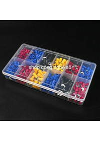 Đầu cos dây điện tròn có phủ nhựa-1250 đầu cos đựng trong hộp nhựa tiện dụng