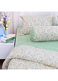 Bộ ga giường K-Bedding KMTP302 chất liệu Microtencel mềm mại, thoáng mát  (KHÔNG BAO GỒM CHĂN)