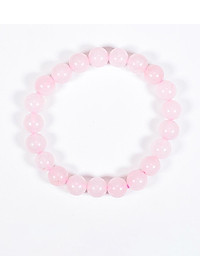 Vòng tay phong thủy đá thạch anh hồng mệnh hỏa , thổ - Ngọc Quý Gemstones