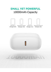 Pin sạc dự phòng Aukey PB-N83S 20W PD 10.000mAh, hàng chính hãng