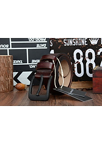 Thắt Lưng Da Bò Chính hãng COWATHER XF010 Nâu