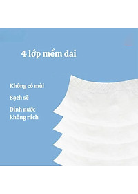 Giấy ăn rút hình chữ nhật dạng cây (1 cây 1680 tờ) và (1 cây 1800 tờ) hình thỏ