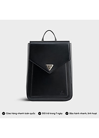 Balo Yuumy ( Thời trang nữ nắp gập dáng hộp cỡ lớn - Balo da Smooth YBA98 )