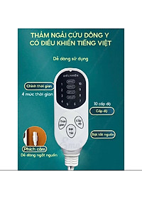 Thảm Ngải Cứu Điện, Đệm Sưởi Ngải Cứu Đông Y Hỗ Trợ Đau Vai Gáy, Đau Lưng Nhức Mỏi Xương Khớp