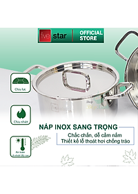 Bộ Nồi Xửng Hấp Inox 304 Fivestar (20cm)