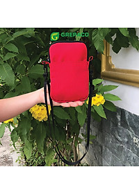 Túi Đựng Điện Thoại Grepaco Đeo Chéo Mini Nam Nữ Unisex Vải Dù Bố Tote Canvas Chống Thấm Nước Có Dây Đeo Nhiều Ngăn Khóa Kéo YKK Thời Trang Hàn Quốc - Hàng Chính Hãng