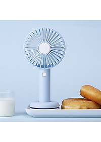 Quạt Điện Mini Cầm Tay Tích Điện Damas T9 - Thiết kế với 3 chế độ gió, đèn Led 7 màu siêu đẹp mắt, kiểu dáng nhỏ gọn tiện lợi, có thể cầm tay, để bàn tiện dụng - Hàng Chính Hãng