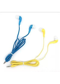 Tai Nghe Nhét Tai Nhiều Màu Cổng 3.5mm Dây Dài 1m