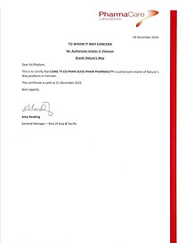 Viên uống NATURE'S WAY Complete Daily Multivitamin Bổ Sung Vitamin và Khóang Chất (Hộp 100 viên)