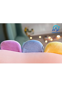 Gấu Bông Thú Nhồi Bông Khủng Long Đội Mũ Chóp Cầu Vồng 30cm Siêu Dễ Thương