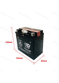 Bình ắc quy xe moto OUTDO UTX14 (12V - 12AH)