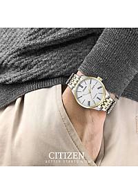 Đồng Hồ Nam Citizen Dây Thép Không Gỉ NH8354-58A - Mặt Trắng