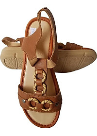 Giày Sandal Nữ BIGGBEN Da Bò Thật SDN0399