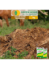 Nấm Đối Kháng Trichoderma Greenhome, Điền Trang, Bao 1kg, Ủ Phân Hữu Cơ, Ủ Rác, Đậu Tương, Khử Mùi, Cải Tạo Đất