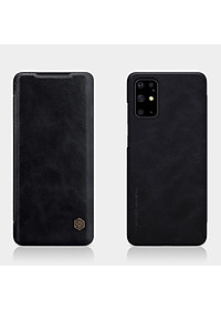 Bao da Leather cho Samsung Galaxy S20 Plus hiệu Nillkin Qin HPK-01 (Chất liệu da cao cấp, có ngăn đựng thẻ, mặt da siêu mềm mịn) - Hàng chính hãng
