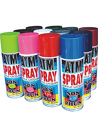 Sơn xịt ATM Spray đa năng chống ăn mòn và gỉ sét, dễ sử dụng xịt trên mọi chất liệu cao cấp  