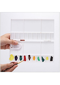 Khay pha màu  lalunavn, họa cụ vẽ , khay màu nước  - B55