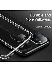 (Mua 1 tặng 1) Ốp lưng dẻo silicon cho iPhone 11 Pro Max (6.5 inch) hiệu Ultra Thin (siêu mỏng 0.6mm, chống trầy, chống bụi) - Hàng nhập khẩu