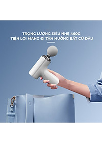 LOẠI 1 PIN KHỎE] Máy massage cầm tay, máy massage cổ vai gáy 6 Cấp Độ Chuyên Sâu Đa Năng Bảo Hành 12 Tháng