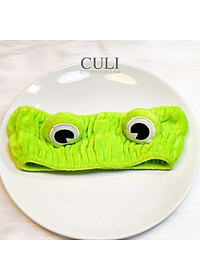 Băng đô cài tóc, Bờm cài tóc ếch xanh, dùng cài tóc tẩy trang, rửa mặt siêu đáng yêu