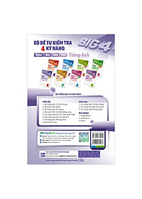 Sách Big 4 Bộ Đề Tự Kiểm Tra 4 Kỹ Năng Nghe - Nói - Đọc - Viết (Cơ Bản Và Nâng Cao) Tiếng Anh Lớp 6 Tập 2