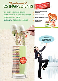 Bột ngũ cốc dinh dưỡng cao cấp 22+ Complete Nutrimix - Organic Avocado (vị Bơ hữu cơ) 750g hộp thiếc