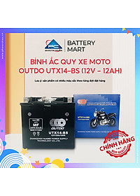 Bình ắc quy xe moto OUTDO UTX14 (12V - 12AH)