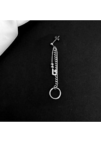Khuyên tai nam nữ xích dài Hàn Quốc cực cool 1 ĐÔI