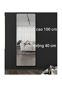 GƯƠNG DÁN TƯỜNG TOÀN THÂN 110x40cm – Gương Mềm Không Vỡ, Dán Tường Siêu Dính Decor Phòng Ngủ - HÀNG CHÍNH HÃNG MINIIN