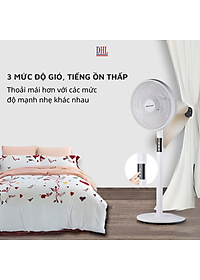Quạt đứng điện tử có điều khiễn từ xa, hẹn giờ Mitomo FCE-60AEV, công suất 60W, động cơ dây đồng - Bảo hành 2 năm hàng chính hãng