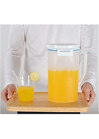 Bình đựng nước nắp khóa  2 chiều  Asvel Cool Square 2L/ 2.7L hàng nội địa Nhật Bản