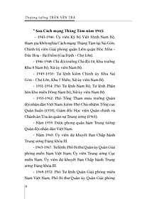 Kết Thức Cuộc Chiến 30 Năm - Thượng tướng Trần Văn Trà