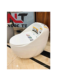 BỒN CẦU QUẢ TRỨNG cao cấp nhập khẩu chính hãng GROVES R22 WHITE