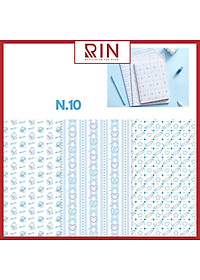 Giấy bọc sách vở / Giấy gói quà / giấy bao tập / giấy bao vở học sinh, sinh viên size A4, B5, A5 cao cấp – 24 cuốn