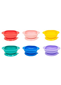 Bát ăn dặm silicon có đế hút chân không chống đổ cho bé Marcus & Marcus, từ 12 tháng