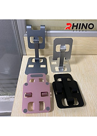 Giá đỡ, kệ đỡ điện thoại Rhino KP902 bằng thép để bàn tiện lợi có thể gấp gọn - Hàng chính hãng