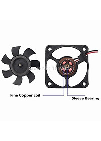 1 Quạt Tản Nhiệt Làm Mát Dc 5volt 2pin 50mm 50x10mm 5cm 5010