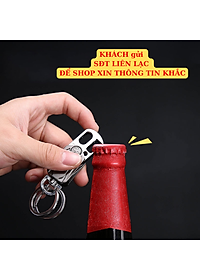 Móc khoá KHẮC TÊN SDT xoay đa năng 5in1 móc chìa khóa xoay Spinner thép ko gỉ A79