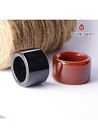 Nhẫn ngón cái đá mã não - Ngọc Quý Gemstones