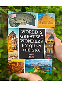 Combo 2 Cuốn Sách Bách Khoa Toàn Thư - Kỳ Quan Thế Giới, Bí Ẩn Của Lịch Sử- Tổng Hợp Kiến Thức Về Lịch Sử, Địa Lý, Du Lịch Khám Phá Thế Giới - Á Châu Books Bìa Cứng, In Màu