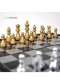 Bộ Cờ Vua Nam Châm Cao Cấp Chính Hãng- Kích Thích Phát Triển Trí Não, Thể Thao Trí Tuệ,  3 Kích thước - MINIIN