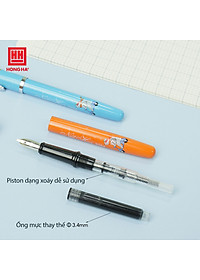 Bút máy nét hoa Hồng Hà 2256 - Bút nét thanh nét đậm luyện chữ đẹp